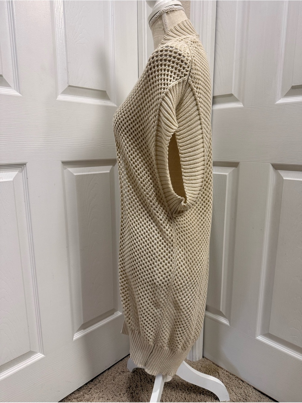 Time and Tru Women’s open front crotchet Ruana size XL - Picture 5 of 12